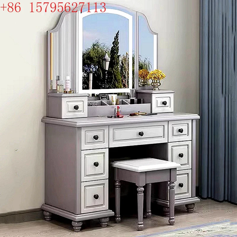 طاولة تجميل كاملة مع تخزين، طا - مراجعة Beauty Makeup Vanity Set وسعره